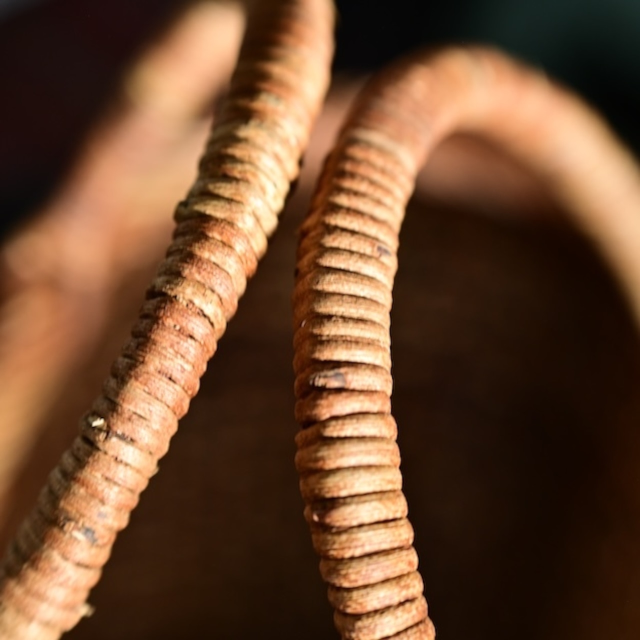 宮本工芸 あけび蔓 細目こだし編み 8寸