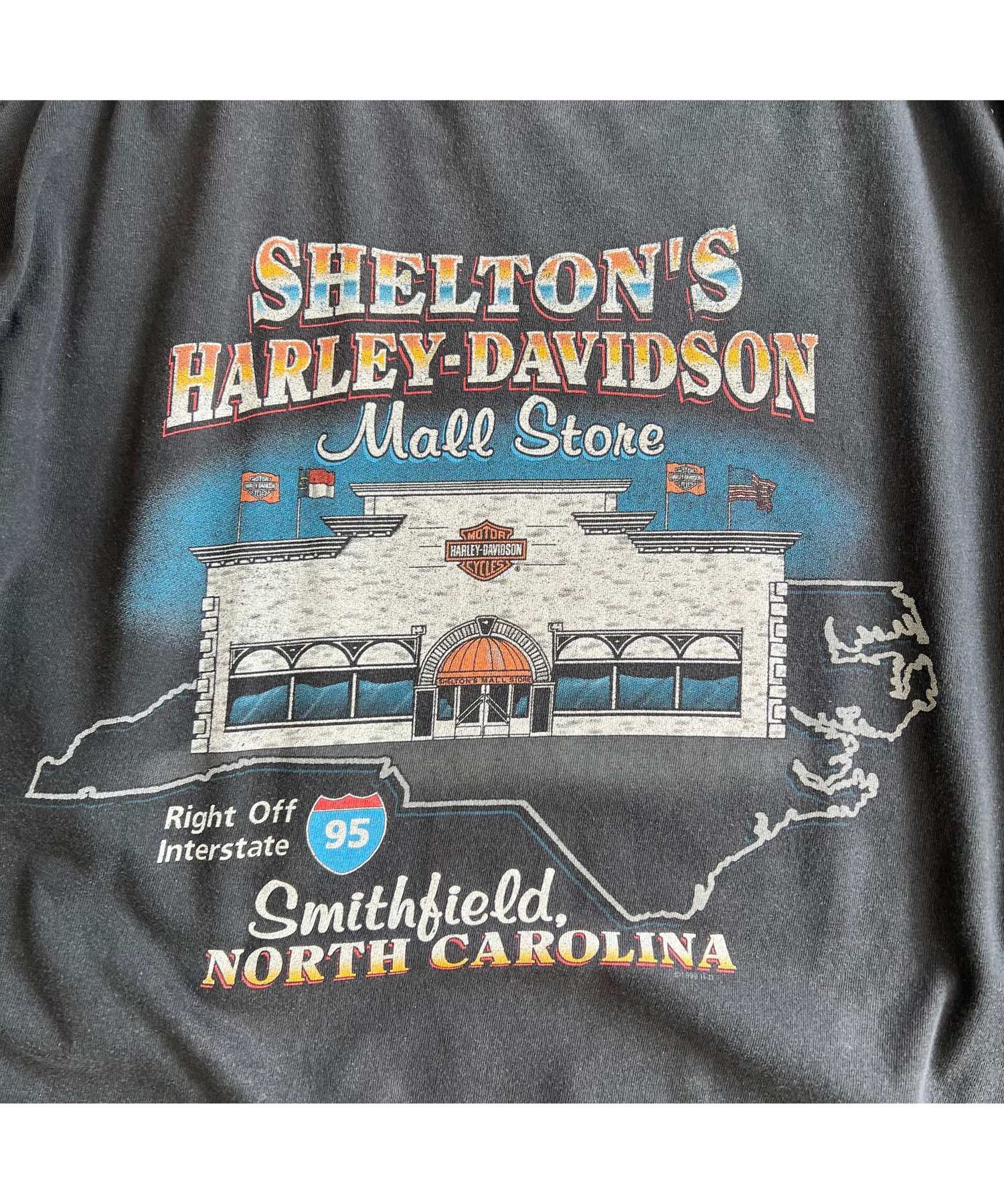 Harley Davidson ハーレーロンT サイズL / 2007 2010 00's Harley-Davidson ロングスリーブTシャツ メンズL/XL ブラック