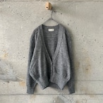 Gray marble knit cardigan