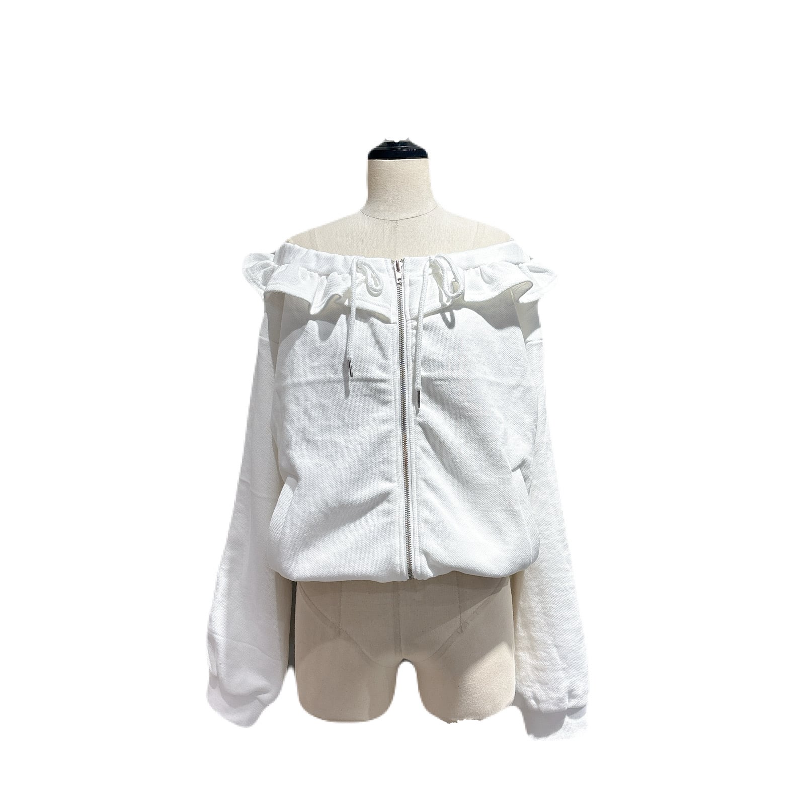 LITTLE】オフショルダーフリルパーカー | lilLilly official webstore