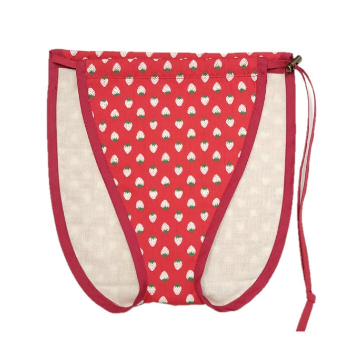 レディース コットンパンツ こつぶ いちごパンツ デザインパンツイッチョ