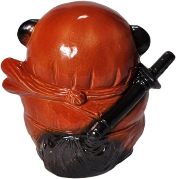 忍者狸 赤 （ドローン）（忍者たぬき・忍者狸・置物・たぬき