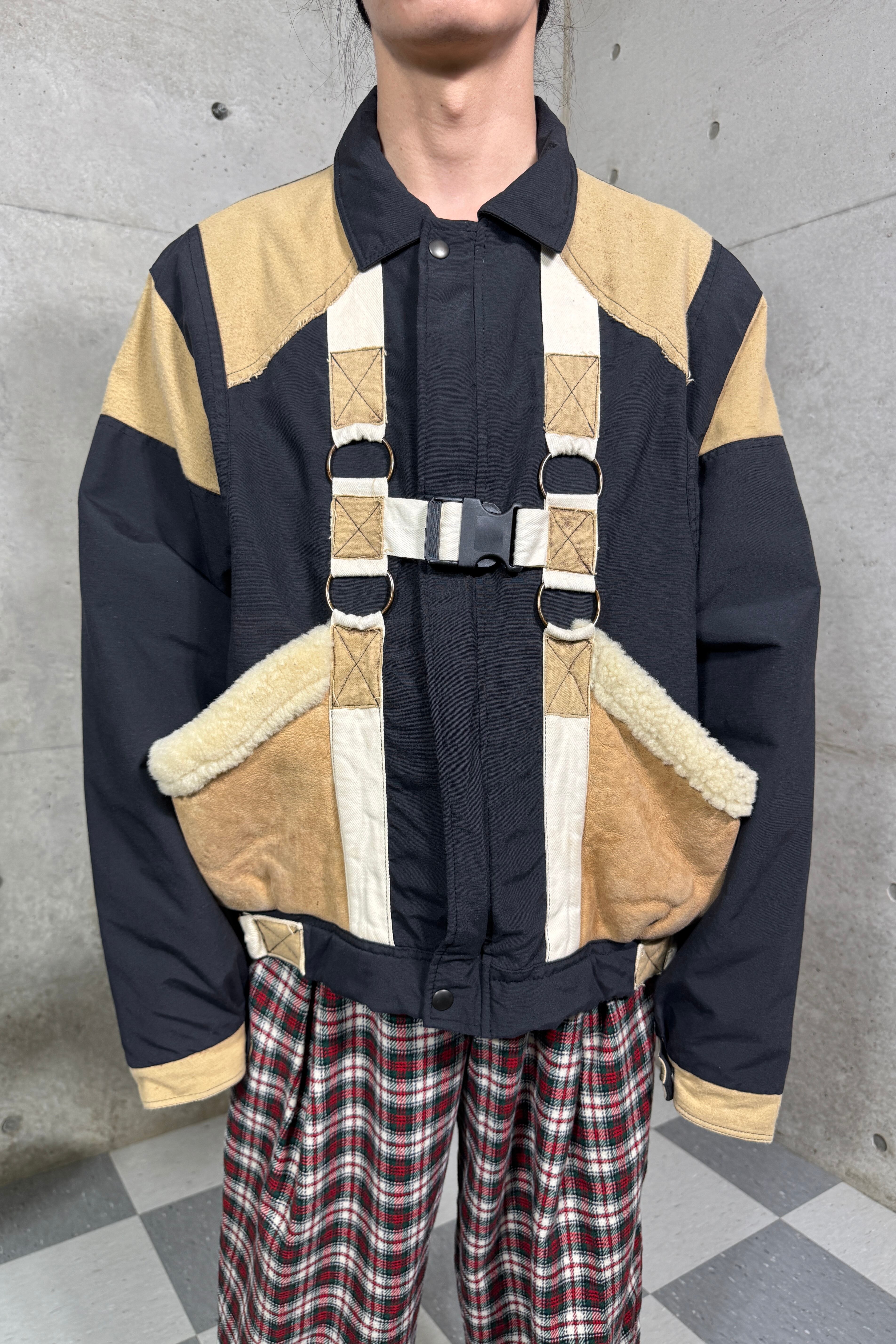 "FRANCE" vintage switching blouson