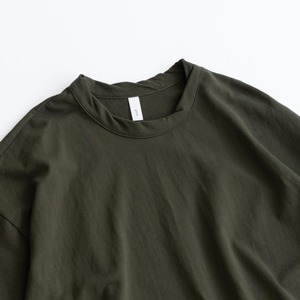 プリット prit 30/1DEPENDインレー 5分袖スリットプルオーバー(P92312)全5色【レターパックプラス可】