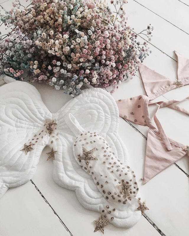 【即納】Bonne Mere / Starry nights angel wings set   "white"   ウィング 天使の羽