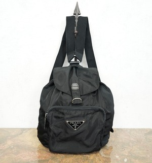 .PRADA LOGO NYLON RUCK SUCK MADE IN ITALY/プラダロゴナイロンリュックサック　2000000069036