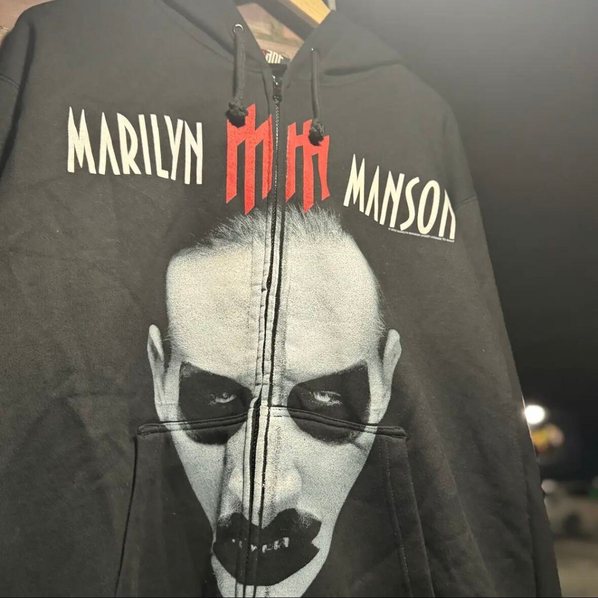 状態◎】00's MARILYN MANSON Zip Up Hoodie | spike osu