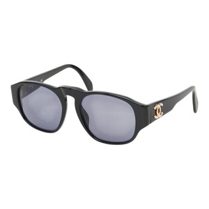 シャネル ココマーク サングラス 01452 94305 ブラック プラスチック レディース CHANEL 【中古】