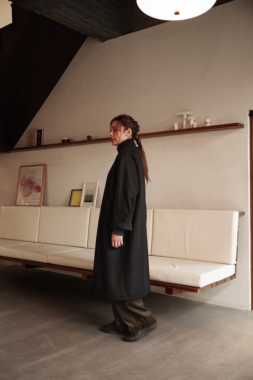 Geelong Lamb's Stand Collar Coat