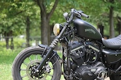 Pipe-work (Front)Fender BLACK XL/DYNA(39mm(Narrow glide)