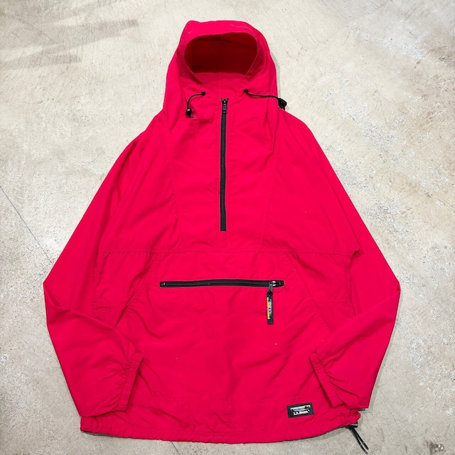 1990s L.L.Bean ANORAK PARKA RED