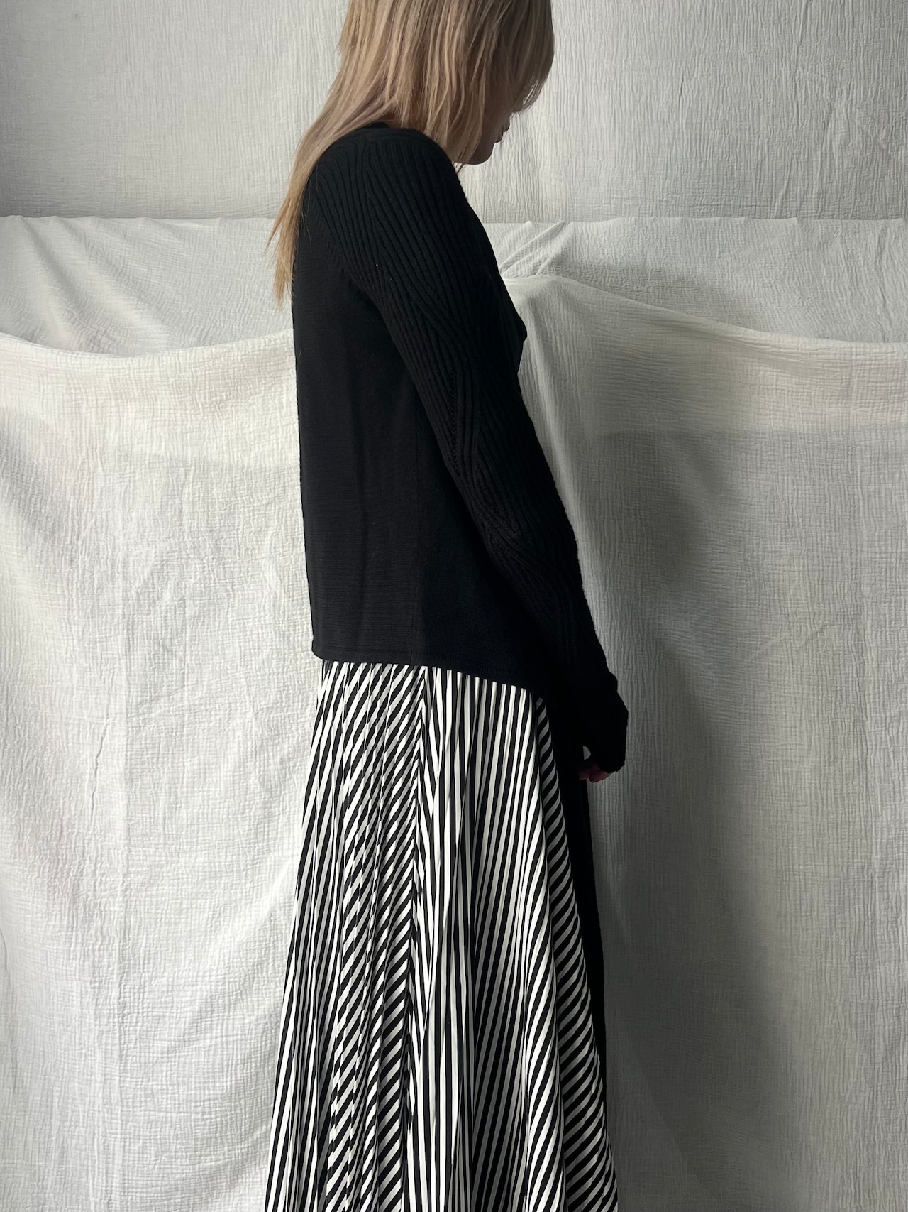 "DIESEL" Deformation Knit Cardigan