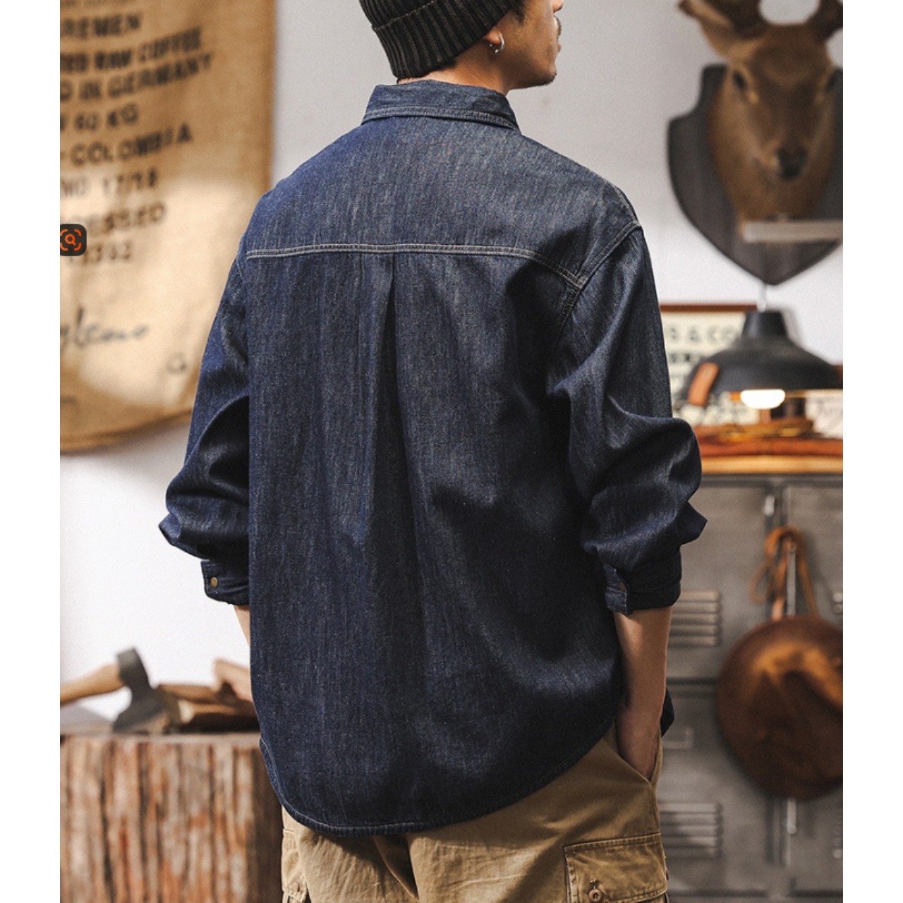 【Easy Layer】デニムワークシャツ　TB1895・画像5