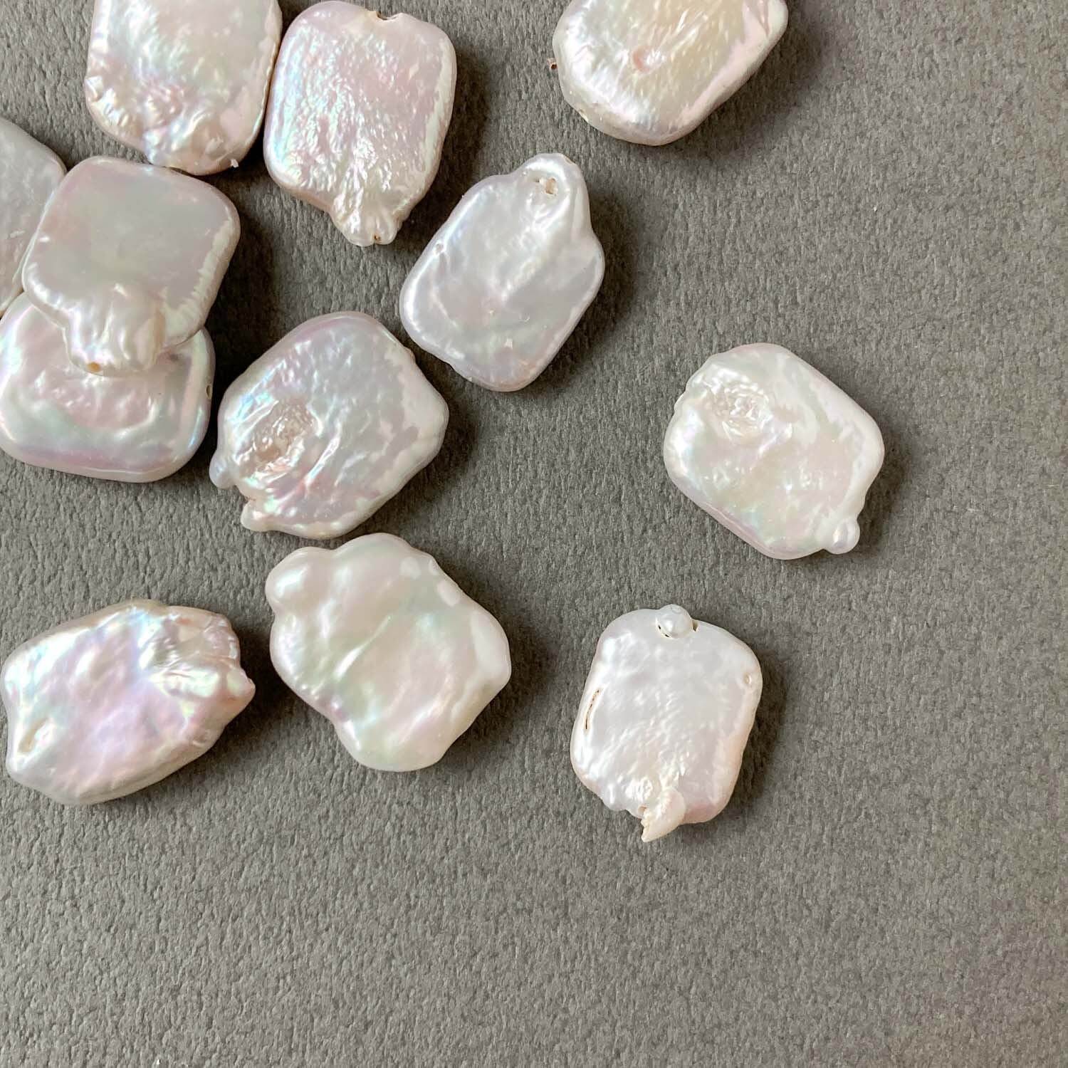 バロックレクタングル淡水パール