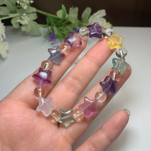 No2.フローライト星型ブレスレット