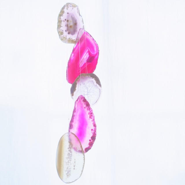 Cherry Blossom 02 - アゲートヒーリングチャイム / Agate Sun Catcher Wind Chime 676