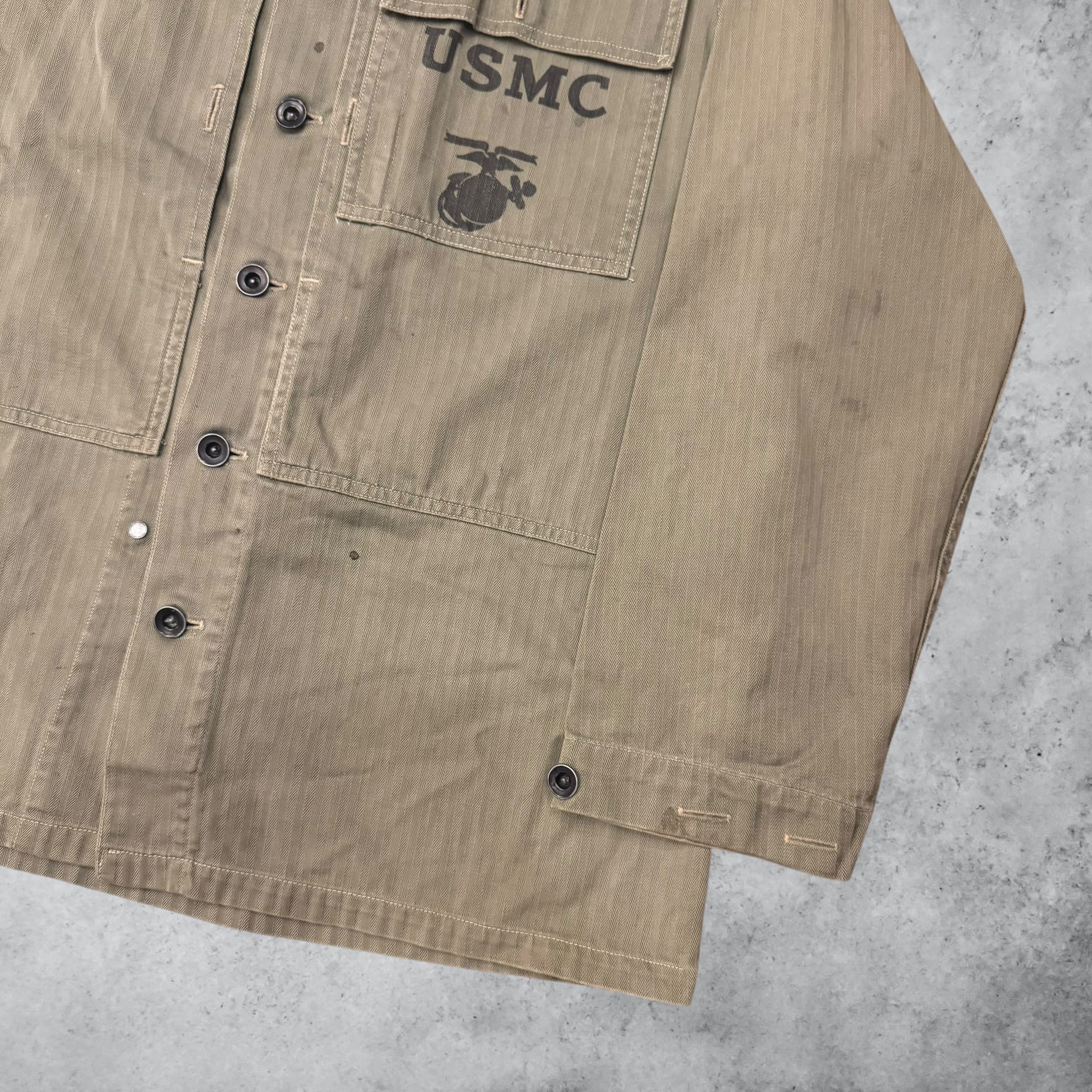 名作】40's U.S.M.C P-44 HBT Jacket | spike osu