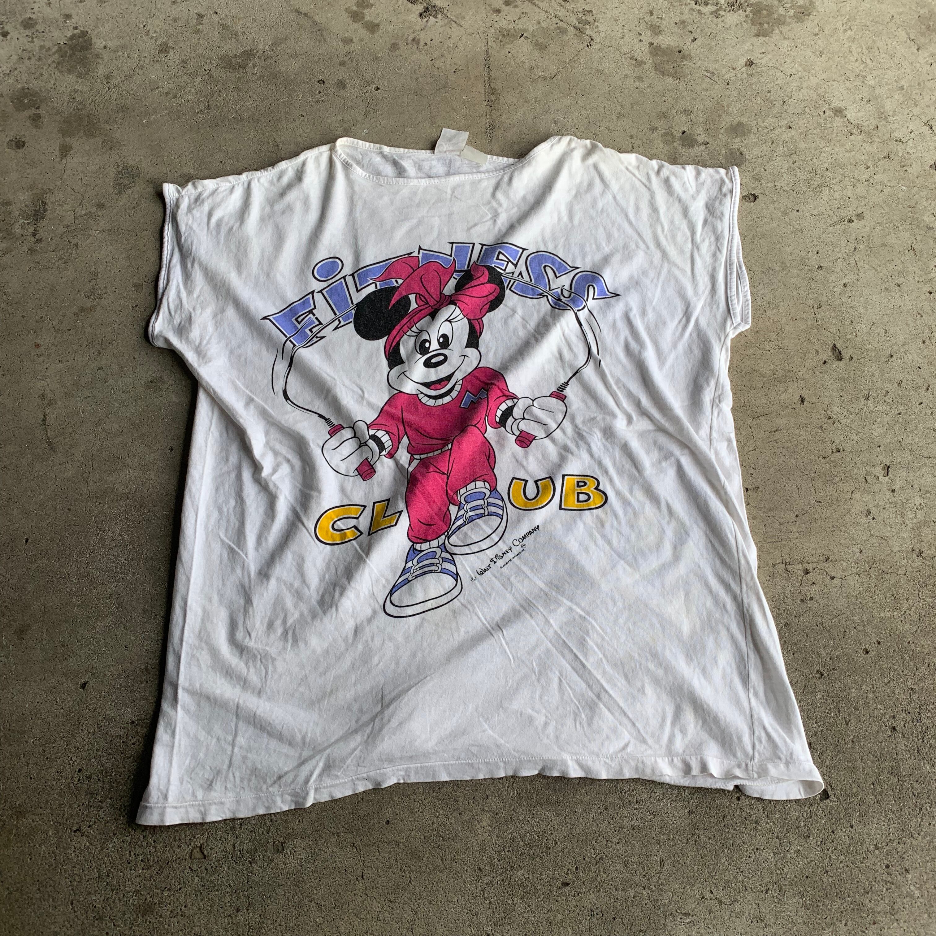 OLD ミニーマウス 両面プリントTシャツ. #112