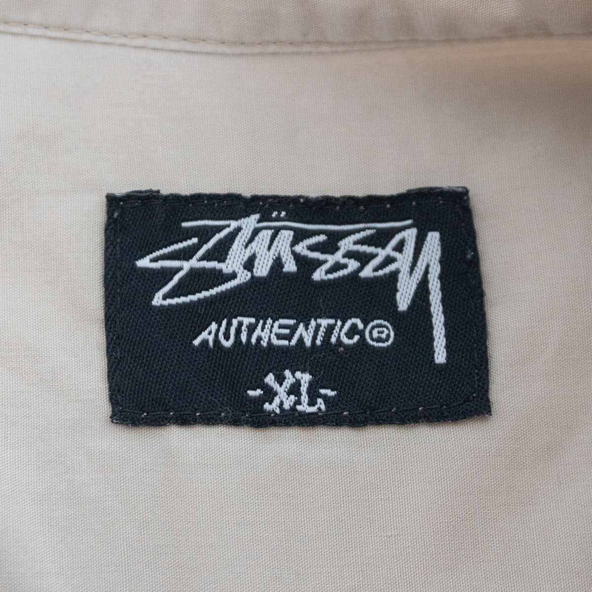 00s】OLD STUSSY【ギャルソン ランダムボタン シャツ 】XL