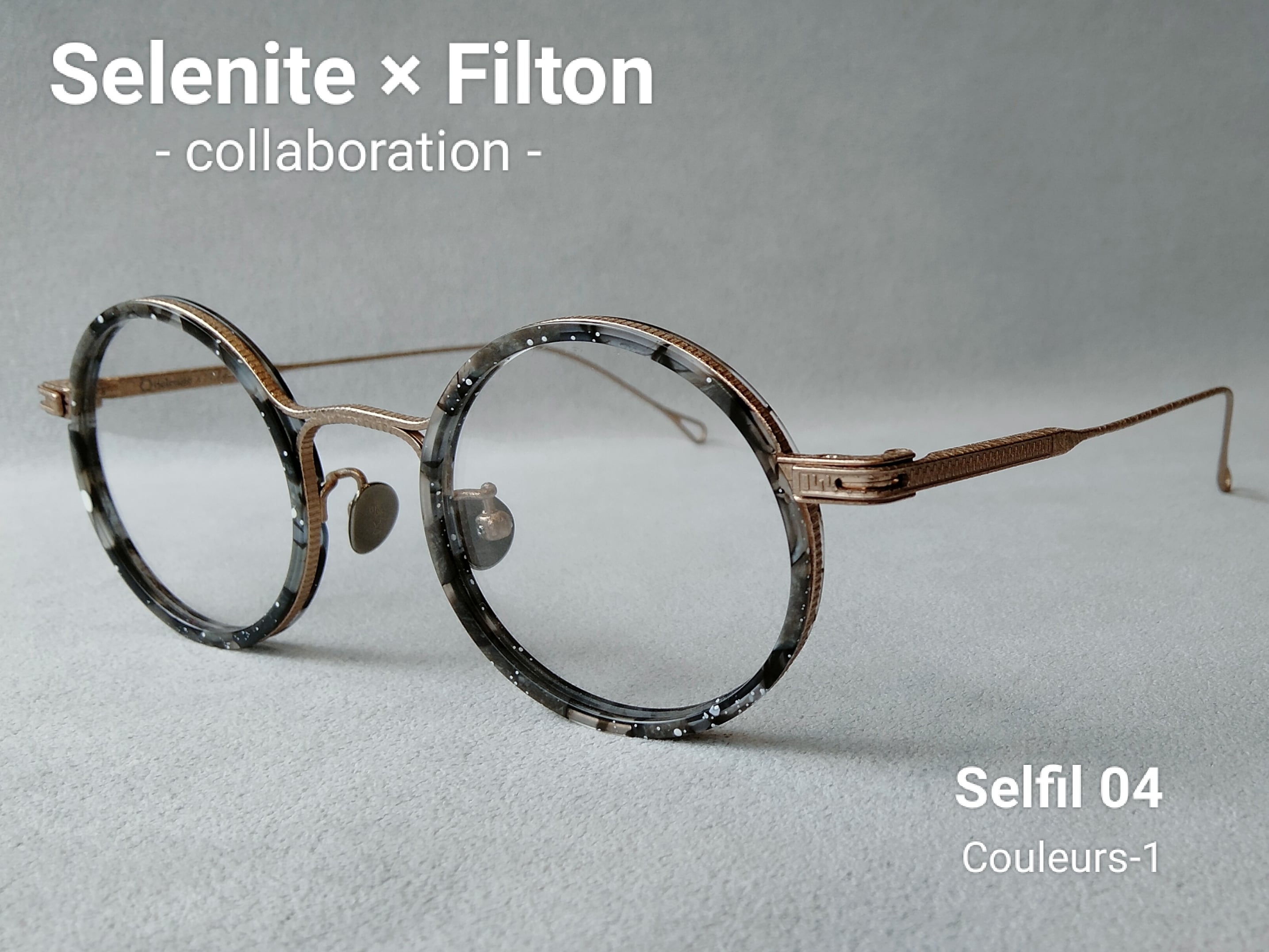 Filton(フィルトン)「Aiguille 04」Couleurs - 7/Black Clear-Milky