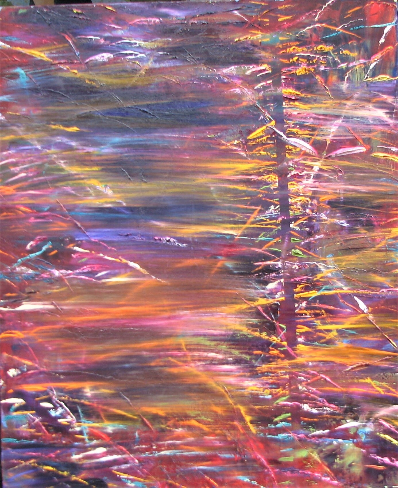 抽象表現主義,ブラッシュストロークの現代美術作家,大澤哲郎「untitled