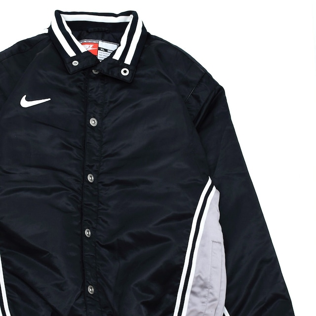 NIKE line & switching color nylon jacket