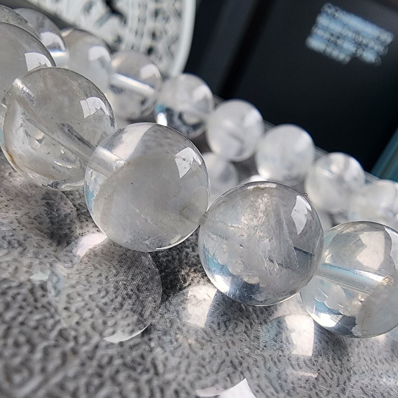 CT269《no.7》】高品質ホワイト セリサイトインクォーツ 天然石