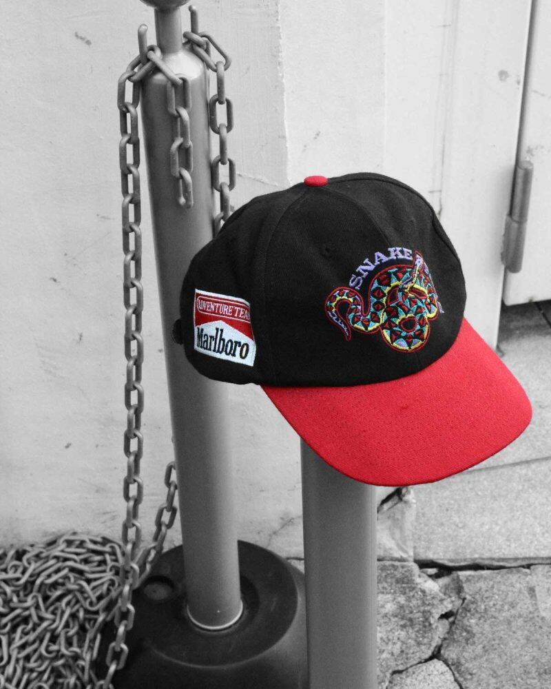 Marlboro Snake Pass Vintage Cap [Marlboro ADVENTURE TEAM Snake