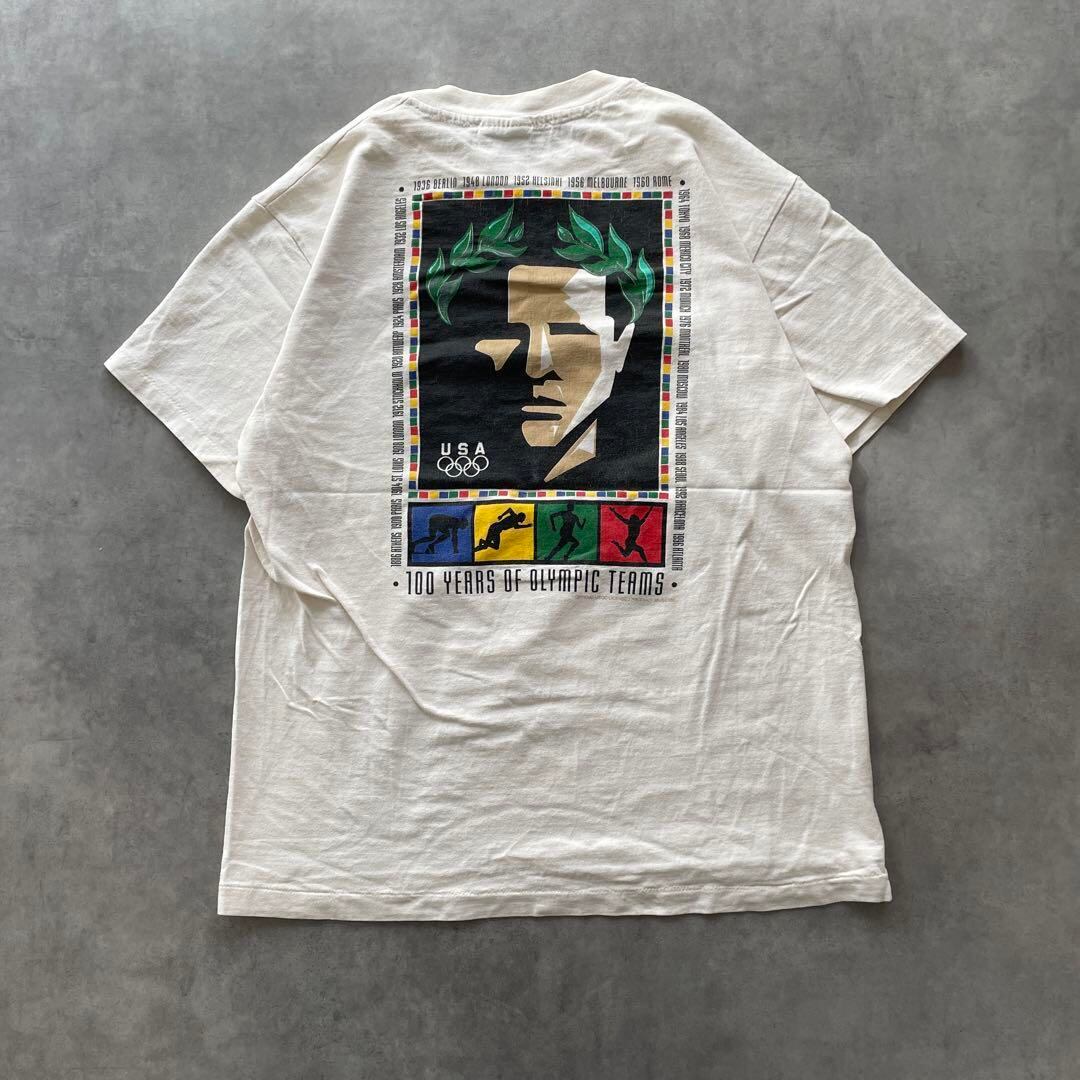 90s USA製 オリンピック 100周年記念 vintage T-shirts