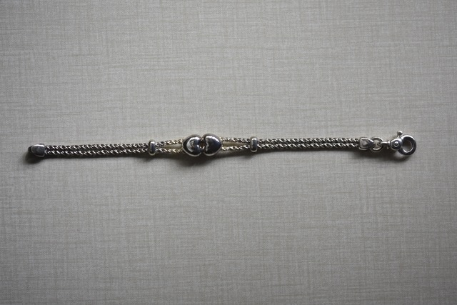 IORI／"Tiffany & Co." bracelet／Double rope Heart