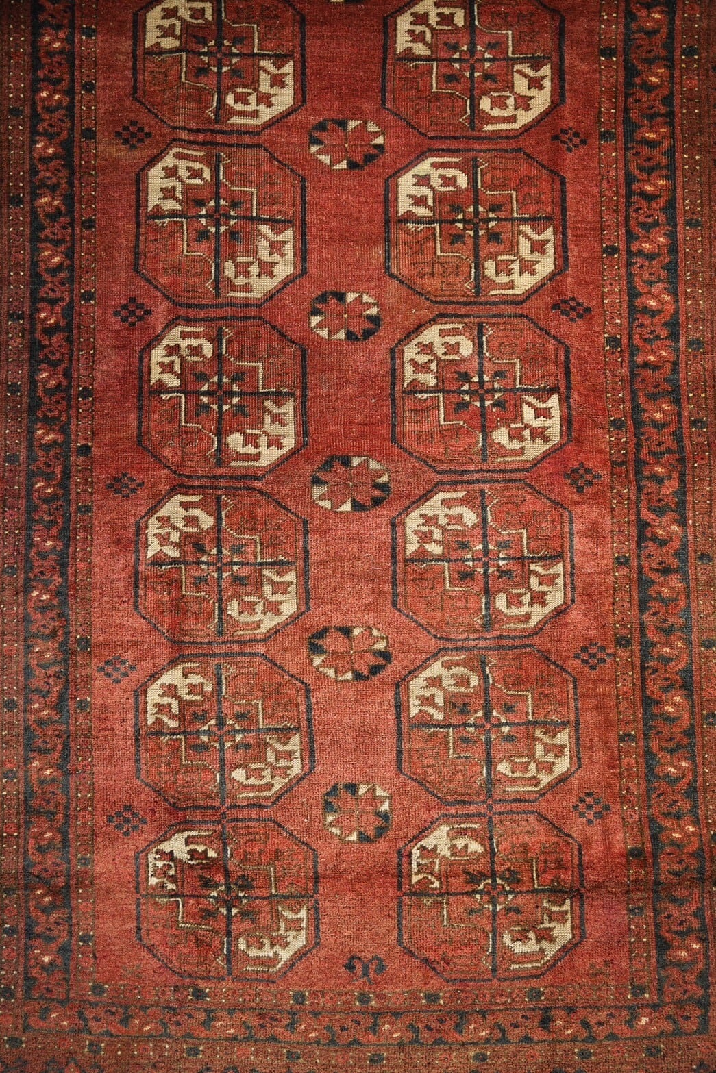 1451-Semi Antique Turkmen rug