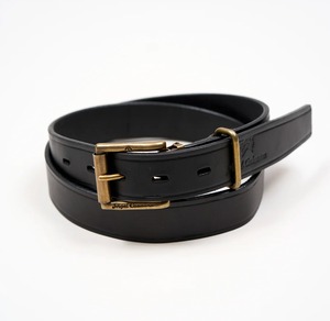 Nigel Cabourn / FRENCH ARMY BELT /  BLACK D.BROWN