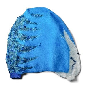 Vintage handmade shaggy design knit