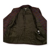 カシミヤ100% Leilian レリアン マルチ チェック柄 ダブル テーラードジャケット サイズ 9 /レディース/金系ボタン