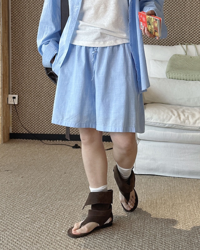 Cotton Linen Halfpants