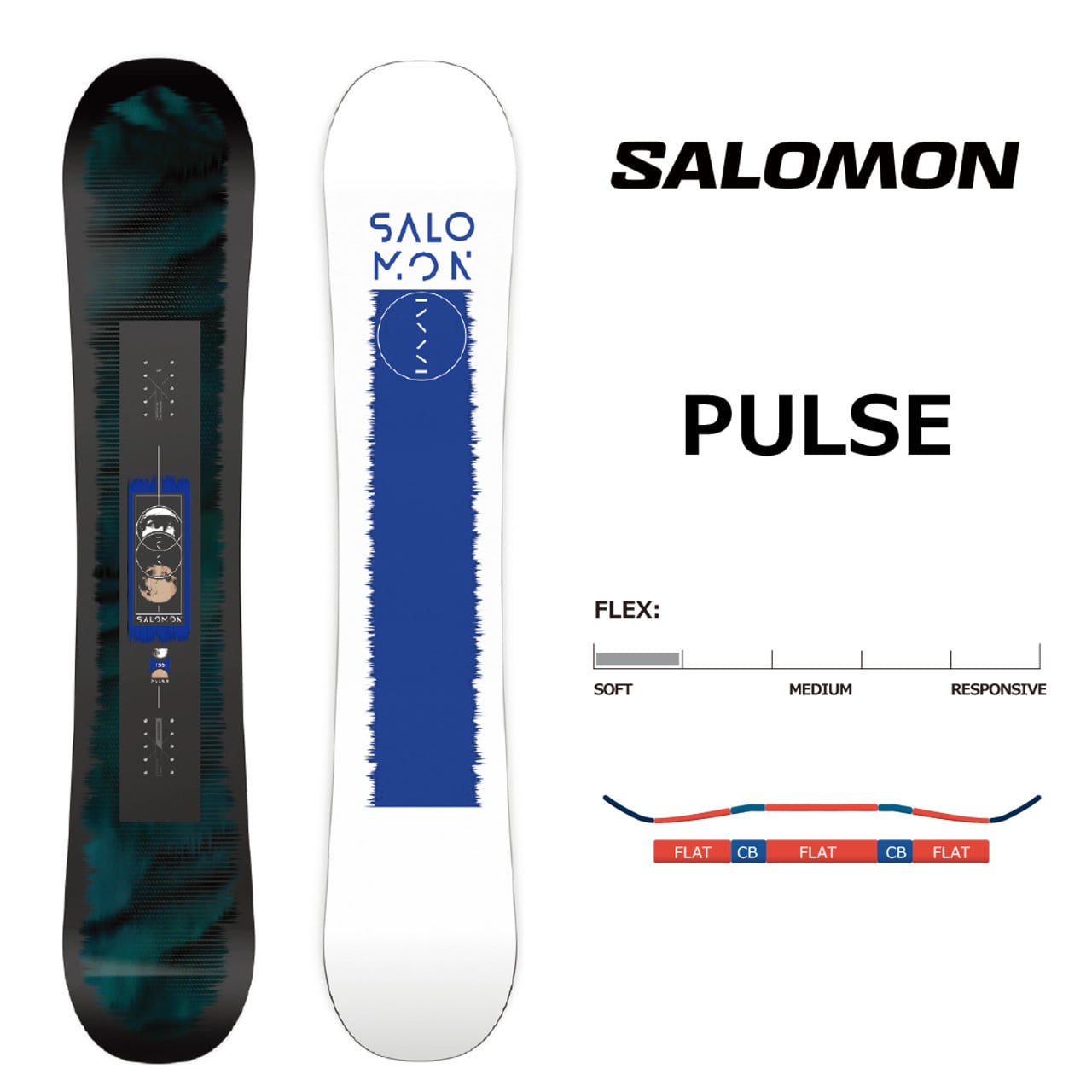 23-24年モデル SALOMON . 『 PULSE 』. サロモン . パルス . ハイブリットキャンバー . パウダー . バックカントリー .  カービング . パーク . フリーラン . グラトリ . スノーボード . 初心者