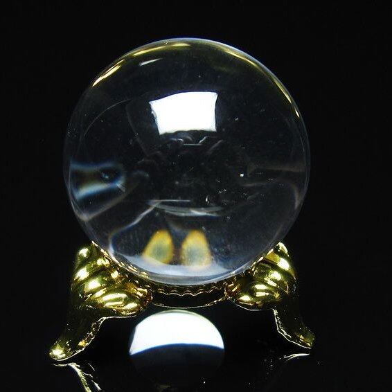 水晶 丸玉 30mm 一点物 141-7692