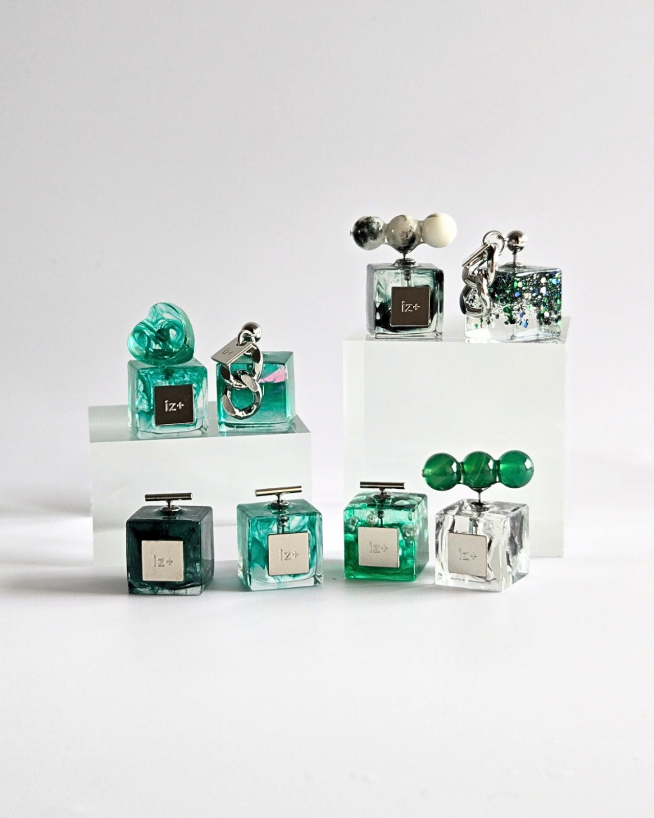 LinK CUBE. [green×mono] - 9