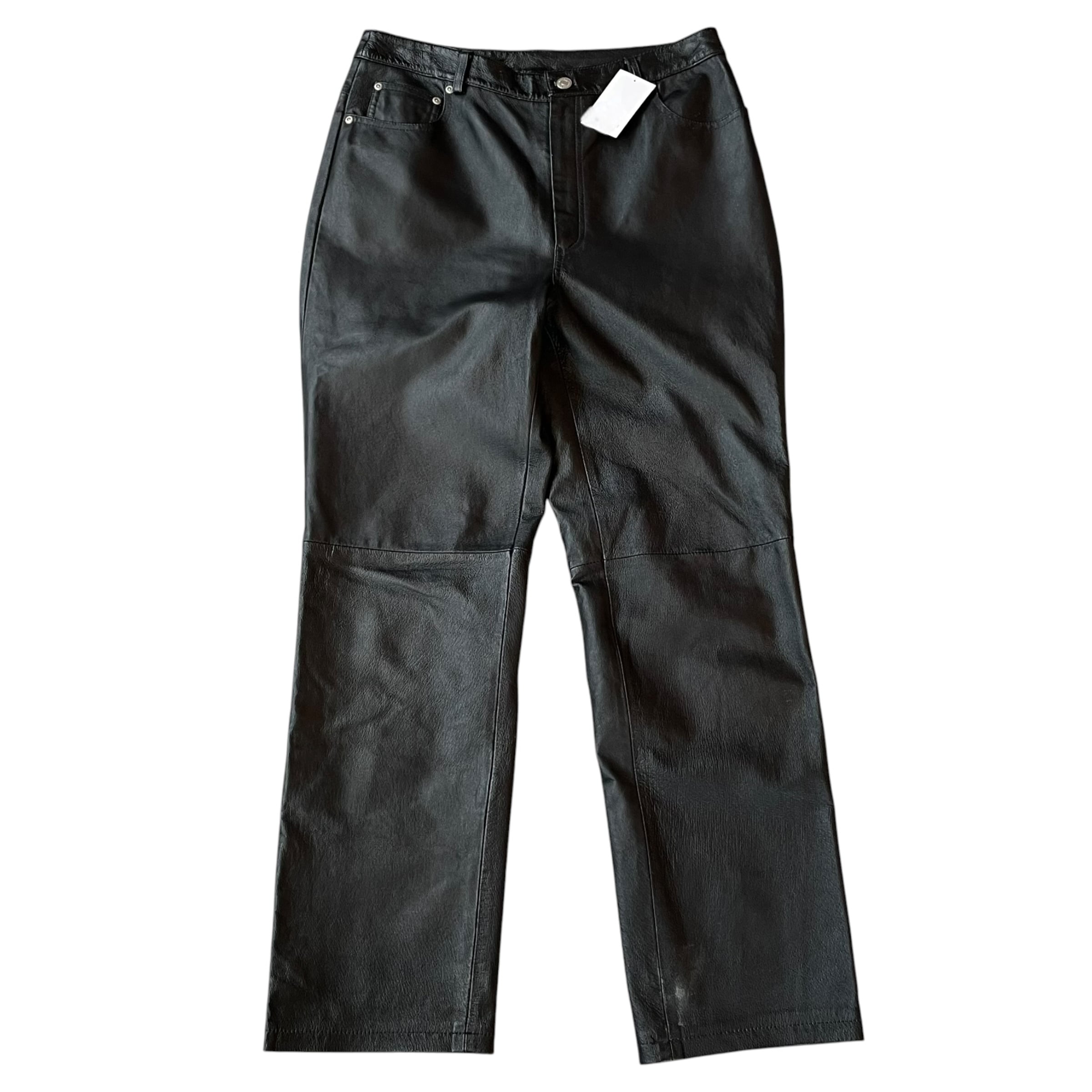1990s newport news Leather Pants
