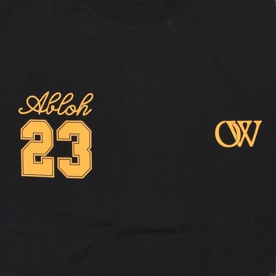 ★人気★【Off-White】23 SKATE Tシャツ OFF-WHITE】OW 23 SKATE S/S TEE(BLACK/GOLD) | AYIN