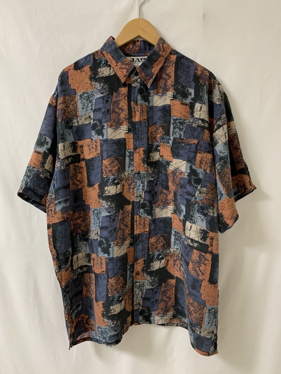 1980～90's Silk Patterned Short Sleeve Shirt
