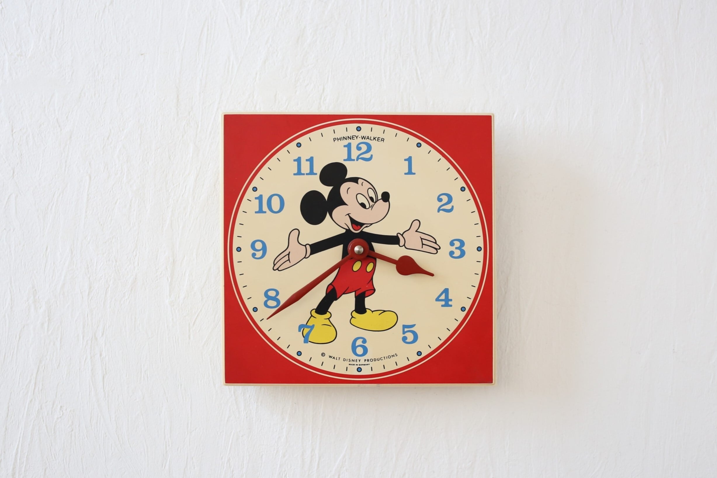 ドイツ アンティーク ヴィンテージ Disney × PHINNEY-WALKER 掛時計