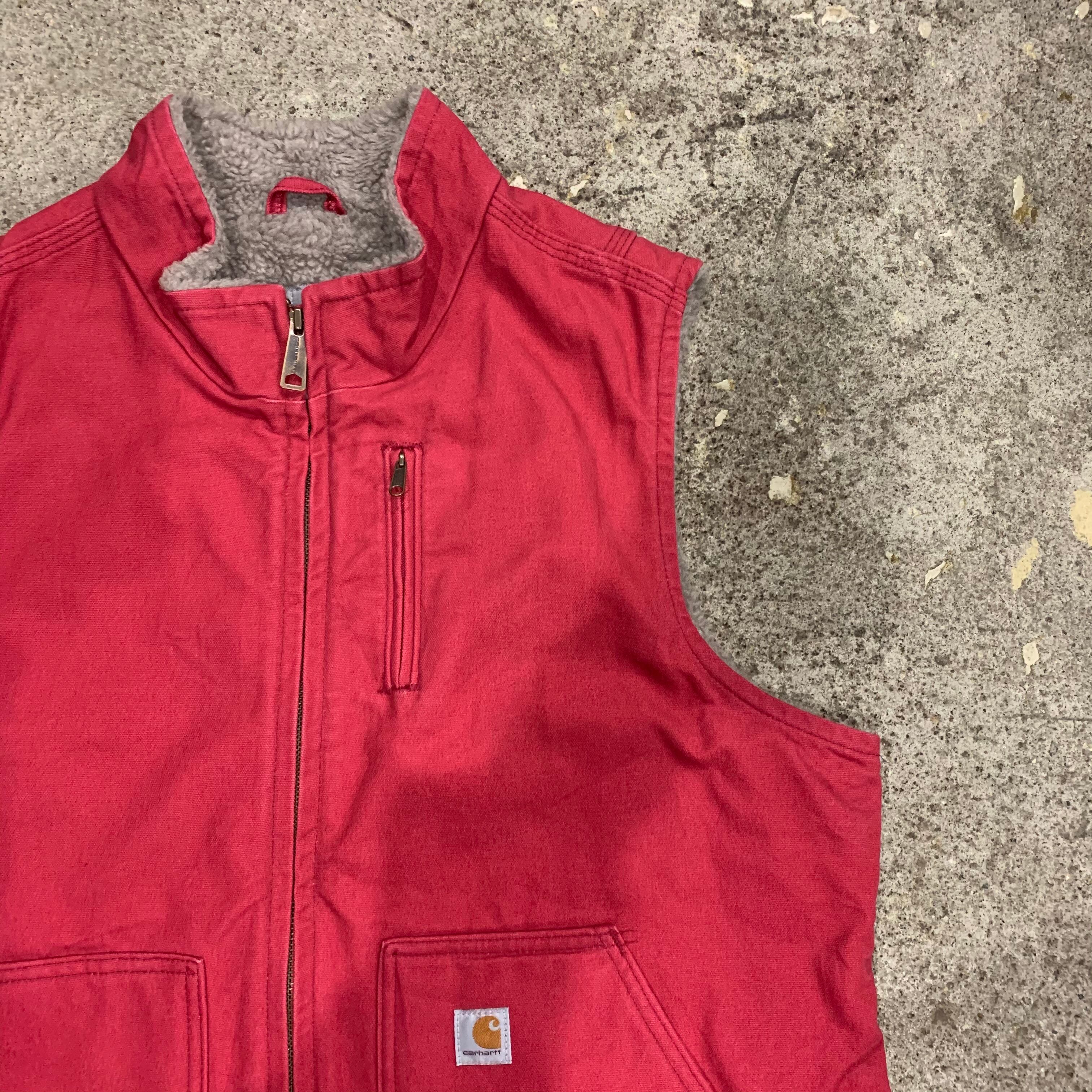 00s carhartt duck vest | What