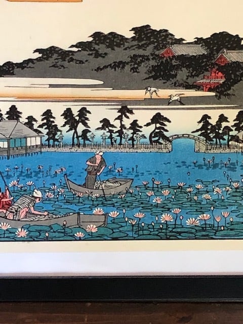 歌川 広重 浮世絵・版画 上野不忍蓮池 | kamakuraART