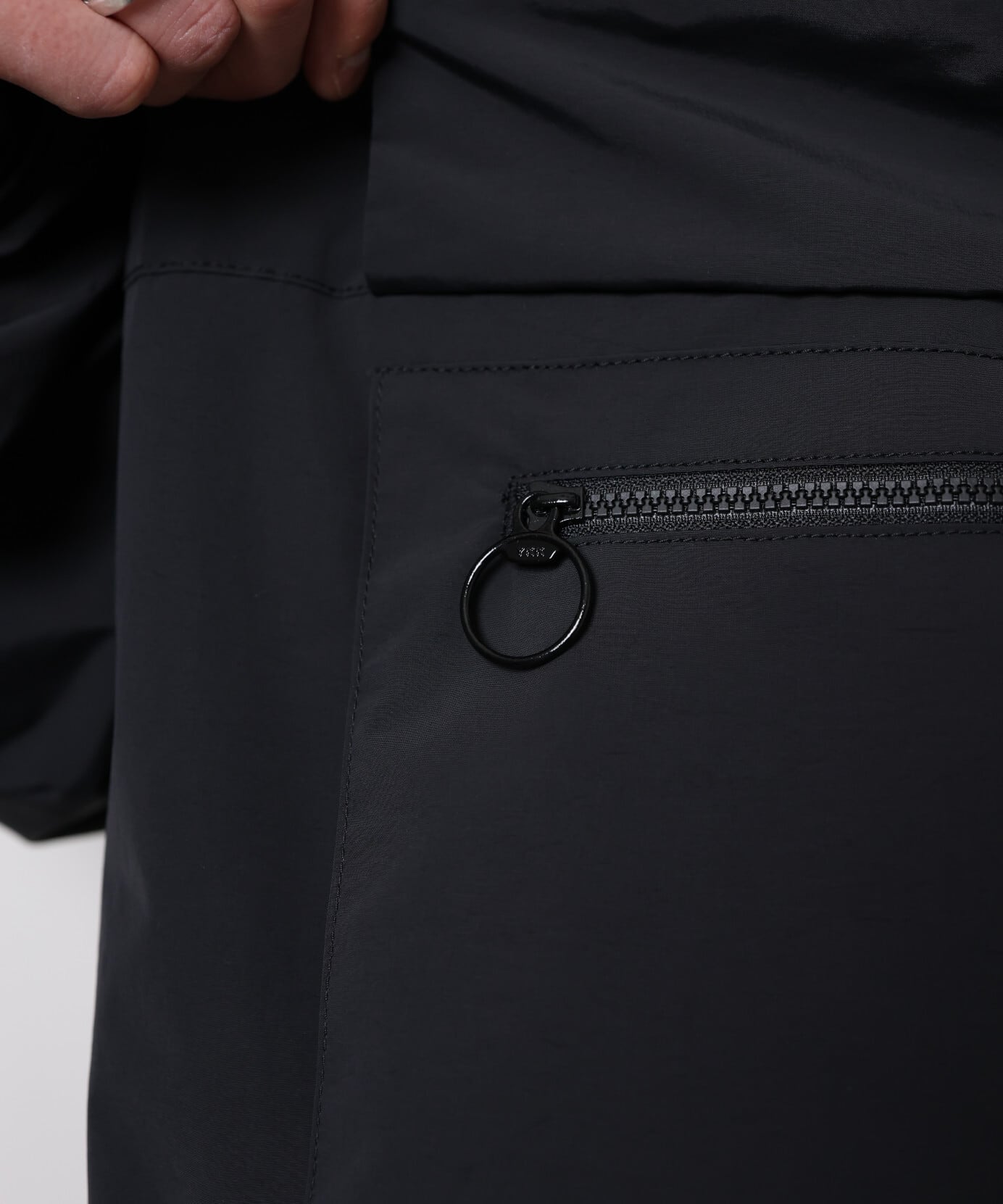 UNUSED / US2539 PULLOVER NYLON JACKET (BLACK) | AfterSchool
