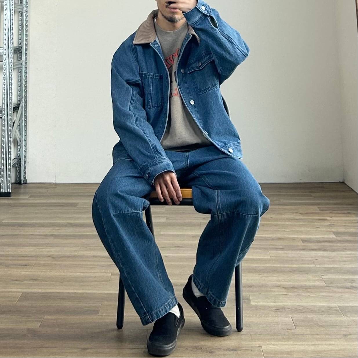 26SS》【KELEN】 DOLMAN SLEEVE DENIM “WALDO” ケレン ドルマン