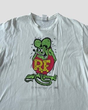 -RAT FINK- Vintage 90s XXL Print T-shirt