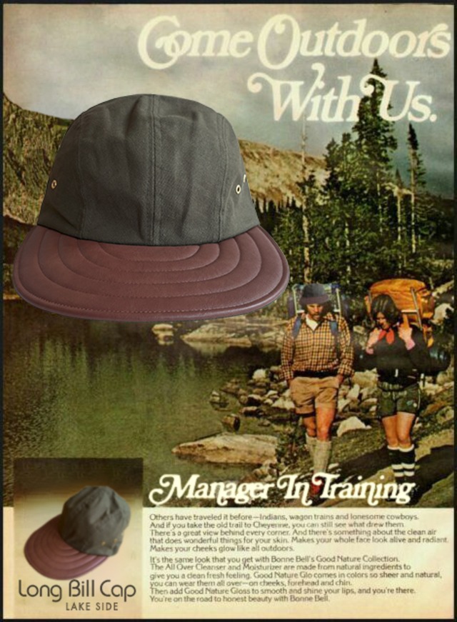 Manager In Training | 4panel long bill cap | LAKE SIDE