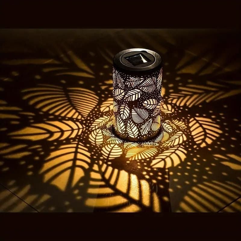 ソーラーライト 屋外 庭 ガーデンライト ランタン ソーラーランプ リーフ 葉っぱ 間接照明 装飾 電飾 キャンプ 省エネ おしゃれ かわいい LED 自動点灯