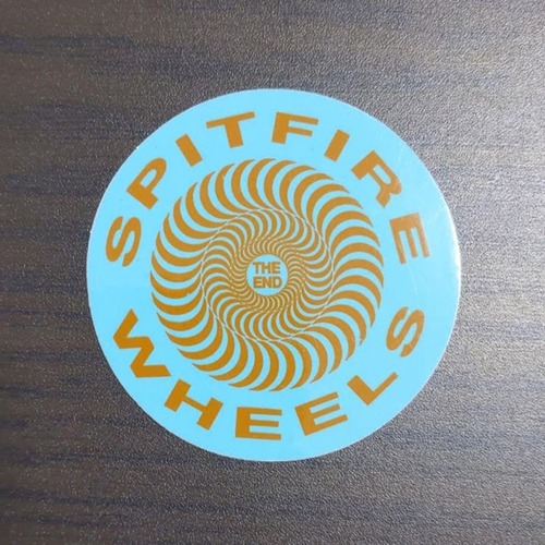【ST-188】Spitfire Wheels Skateboard sticker スピットファイア スケートボード ステッカー Classic Blue